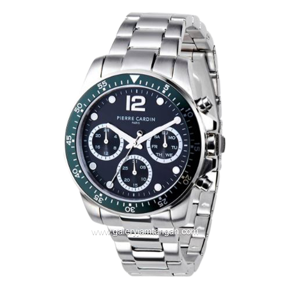 PIERRE CARDIN  NATION SWANK-CNI.0015 Silver Dial Navy Stainless Steel