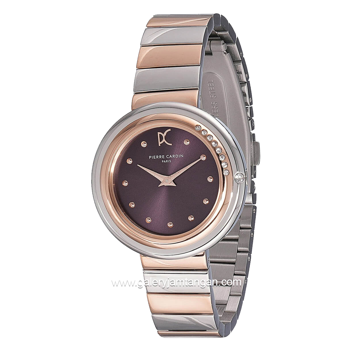 PIERRE CARDIN PASSY METEORE CF.1010.MU.1 Silver Rosegold Stainless Steel