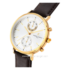 PIERRE CARDIN BONNE NOUVELLE M-CBN.3059 Brown Gold Leather Strap