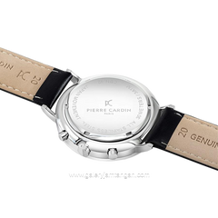 PIERRE CARDIN BONNE NOUVELLE M-CBN.3065 Black Silver Leather Strap