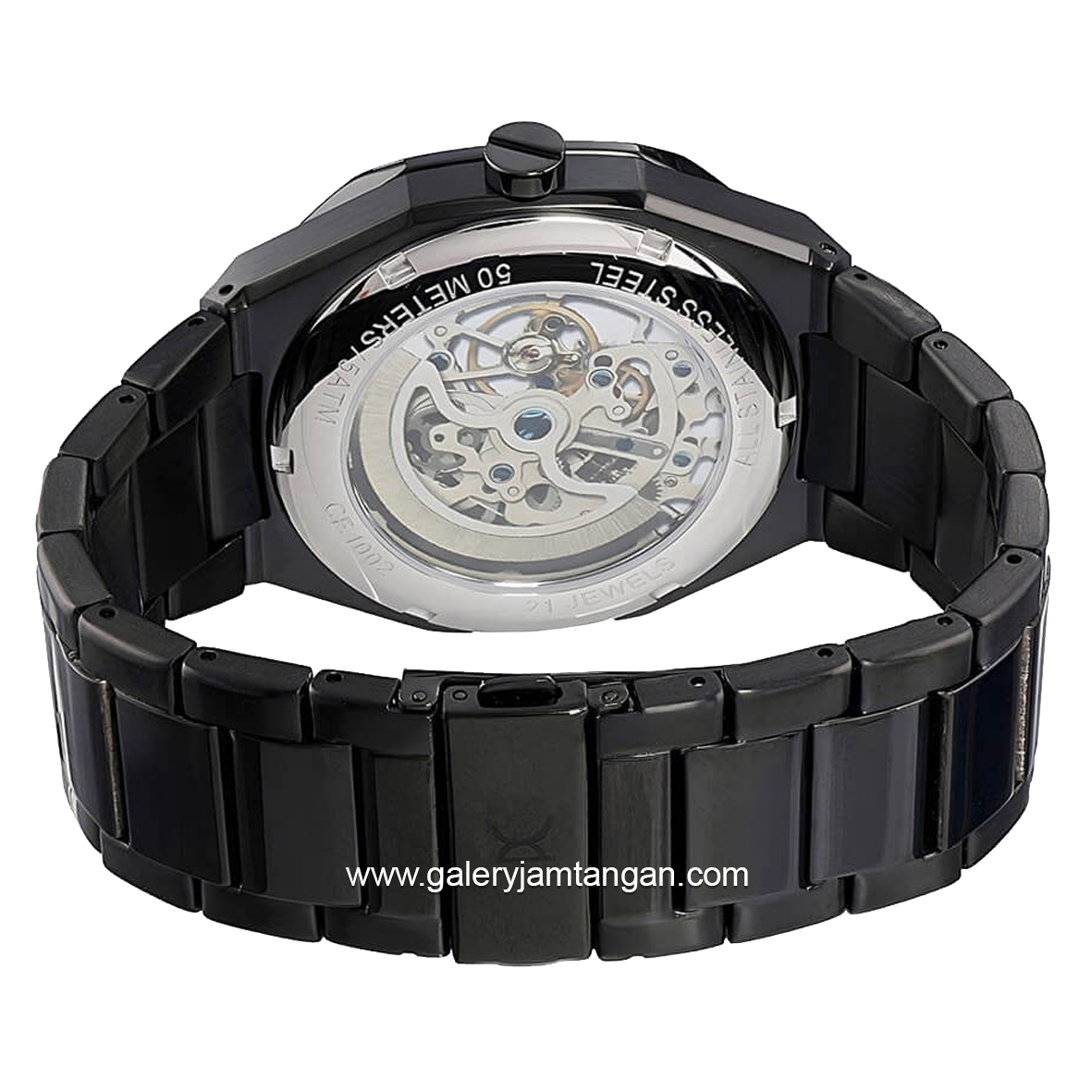 Pierre Cardin ELYSEE AUTOMATIQUE CF.1002.MB Black Stainless Steel