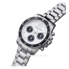 PIERRE CARDIN NATION SWANK-CNI.0013 Silver Dial White Stainless Steel