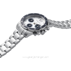 PIERRE CARDIN NATION SWANK-CNI.0013 Silver Dial White Stainless Steel