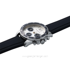 PIERRE CARDIN NATION SWANK-CNI.0021 Black Silver Rubber Strap