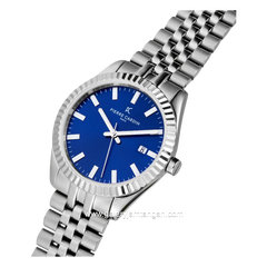 PIERRE CARDIN OPERA PLISSE M-COP.0000 Silver Dial Blue Stainless Steel