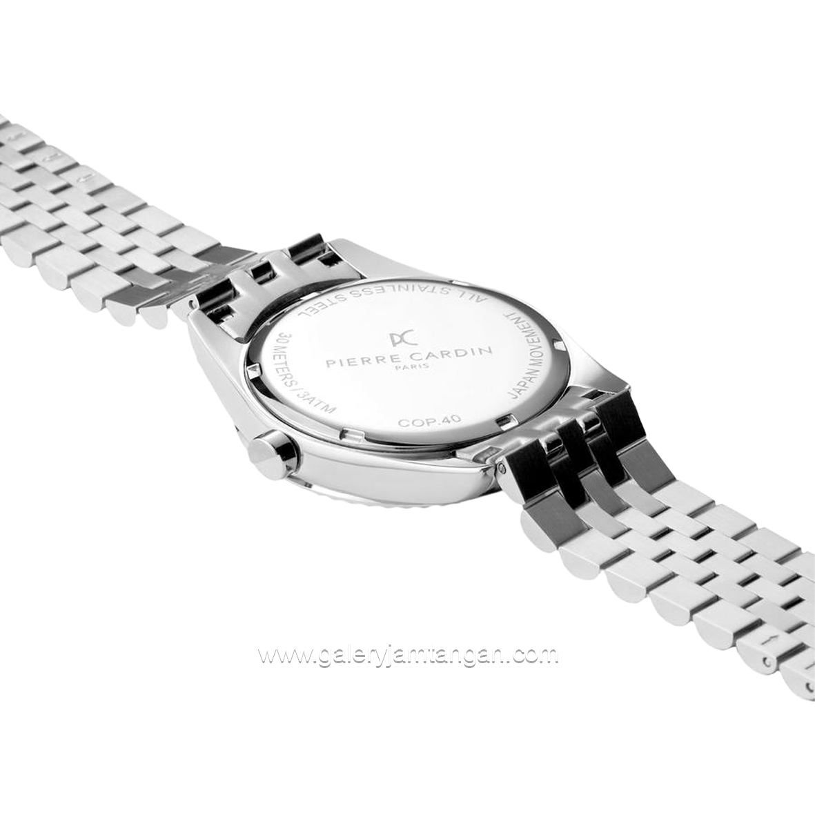 PIERRE CARDIN OPERA PLISSE M-COP.0000 Silver Dial Blue Stainless Steel