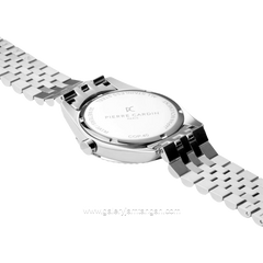 PIERRE CARDIN OPERA PLISSE M-COP.0000 Silver Dial Blue Stainless Steel