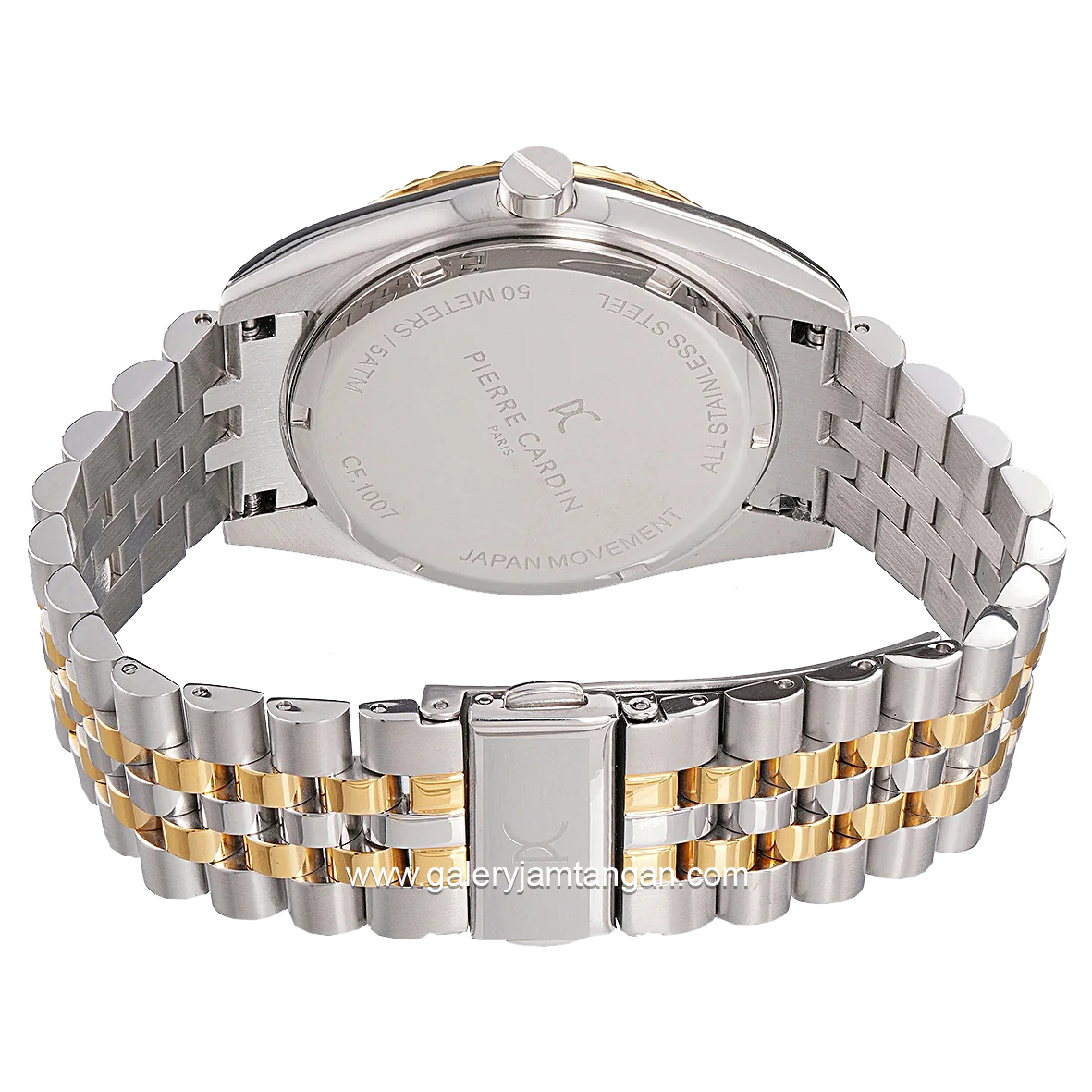 Pierre Cardin OPERA TIMBRE CF.1007.MU Silver Gold Dial Blue Stainless Steel