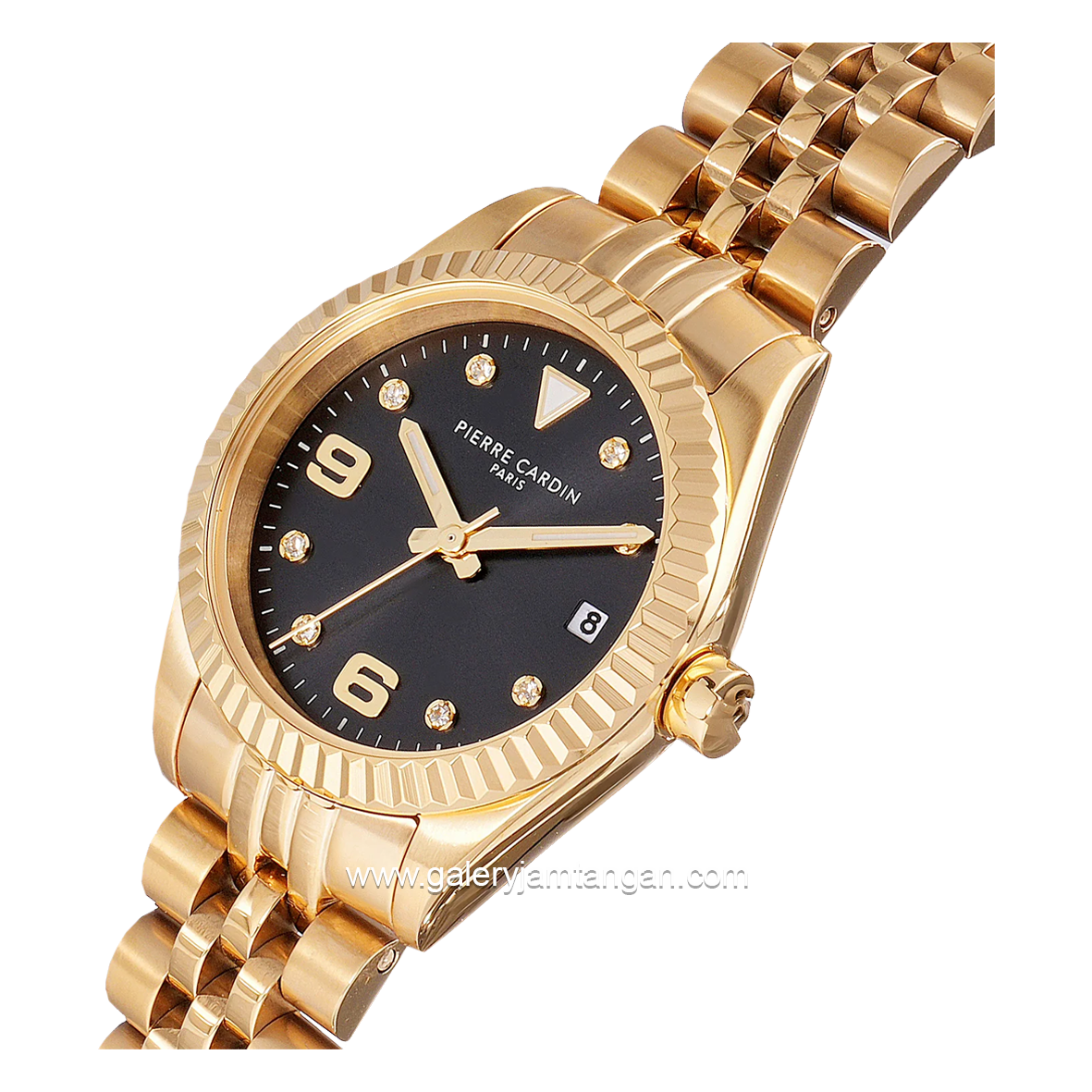 Pierre Cardin OPERA TIMBRE CF.1012.MG.1 Rosegold Dial Black Stainless Steel