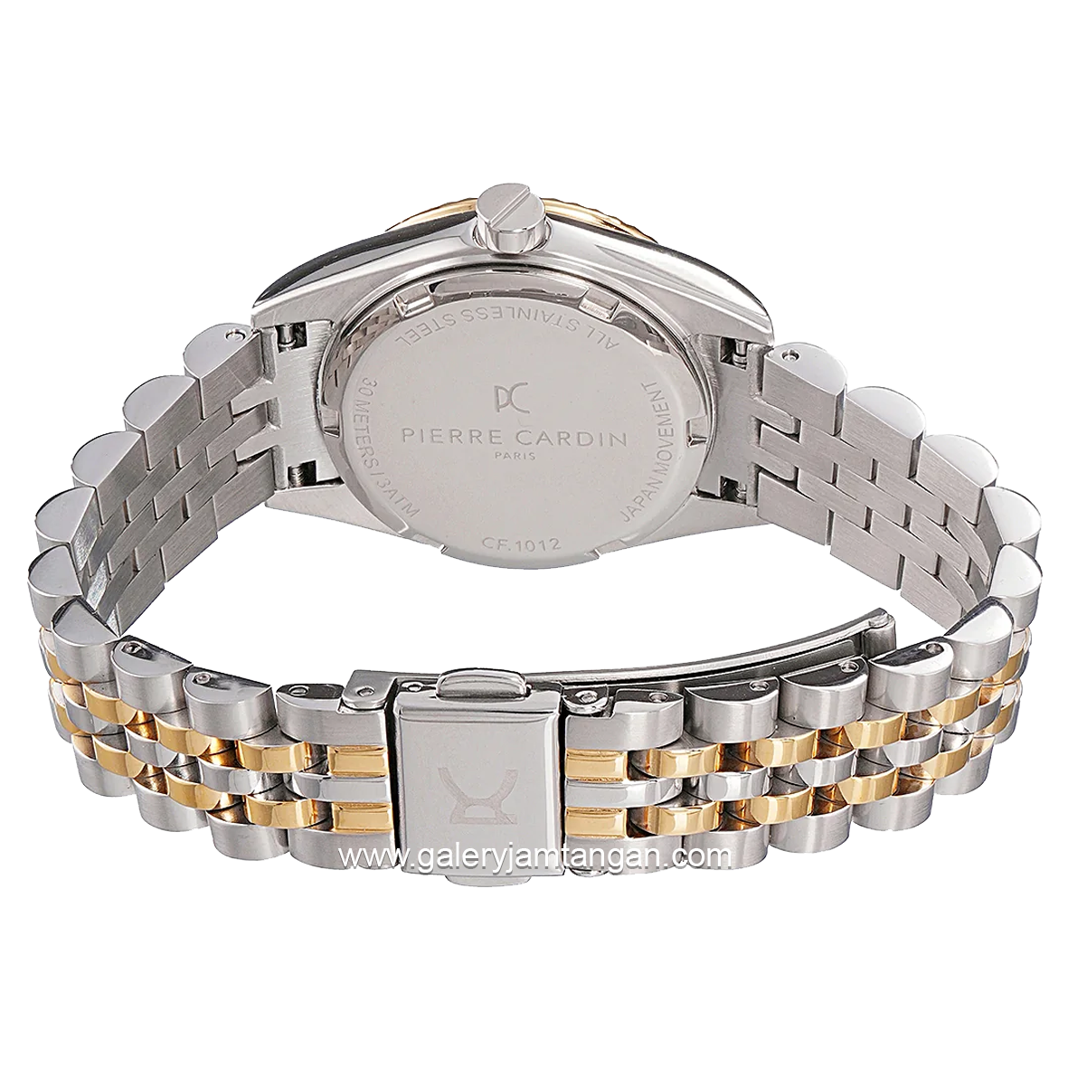 Pierre Cardin OPERA TIMBRE CF.1012.MU.1 Silver Rosegold Dial Black Stainless Steel