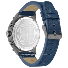 POLICE PEWGC0054205 Chronograph Blue Leather Strap