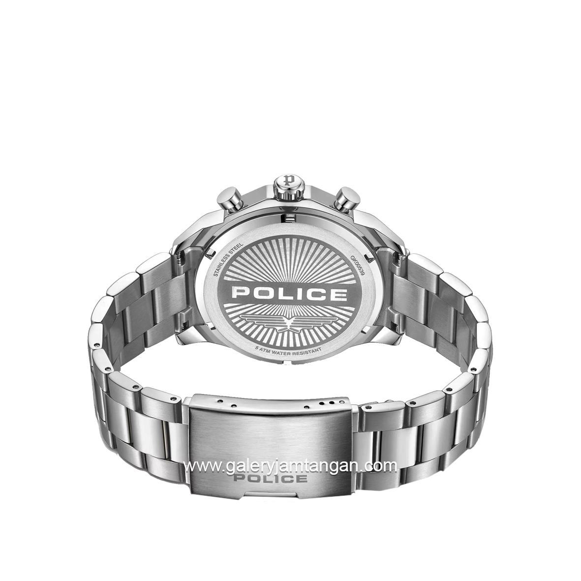 POLICE PEWGK0053901 SOUL Watch Silver Dial Blue Stainless Steel