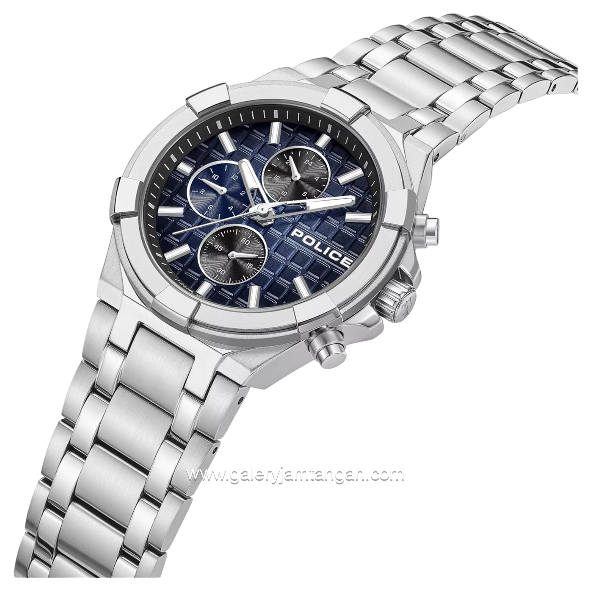 POLICE PEWGK0082004 Silver Dial Blue Stainless Steel