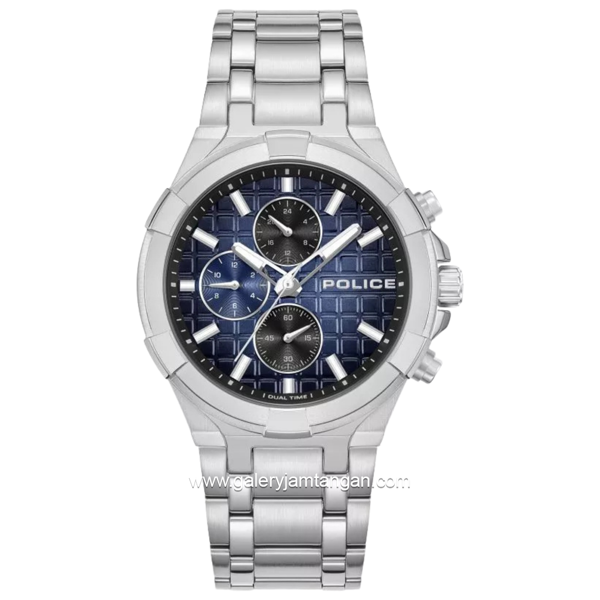 POLICE PEWGK0082004 Silver Dial Blue Stainless Steel