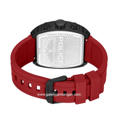 POLICE PEWGO0063105 COSWIG Red Black Rubber Strap