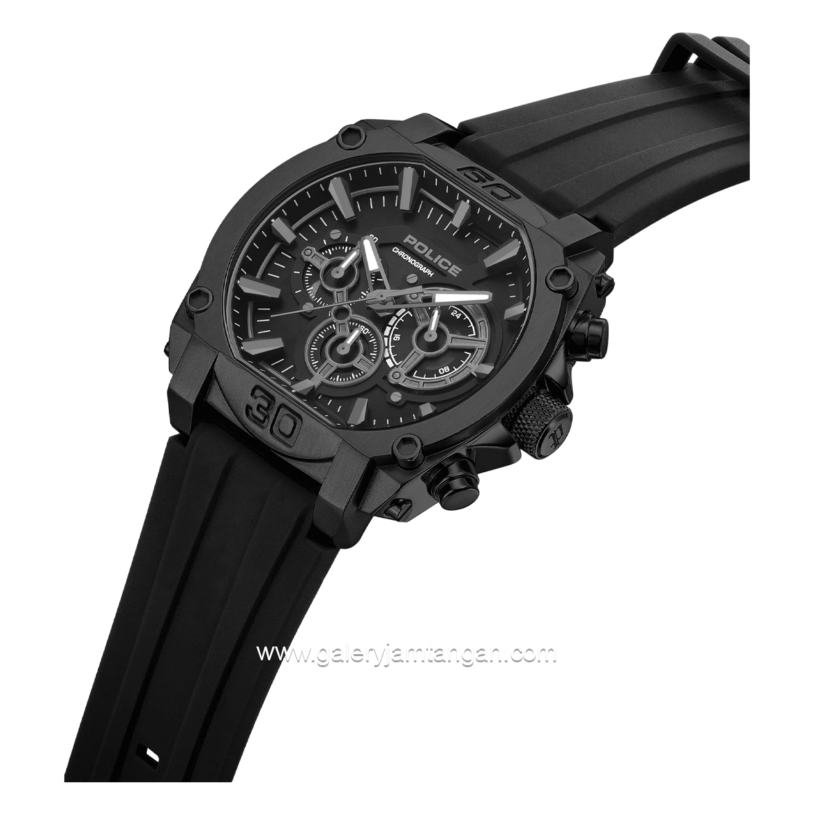 POLICE NORWOOD PEWGO0092901 Chronograph Black Silicone Strap