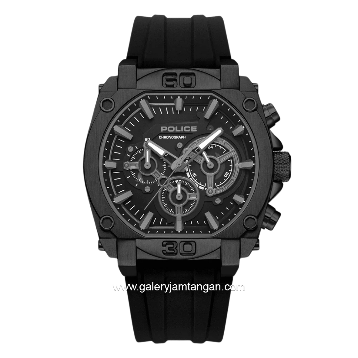 POLICE NORWOOD PEWGO0092901 Chronograph Black Silicone Strap