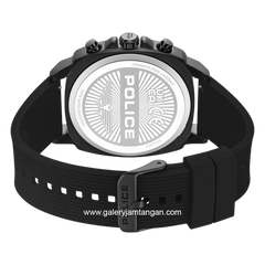 POLICE BOLT PEWGO2240202 Black Dial Green Silicone Strap