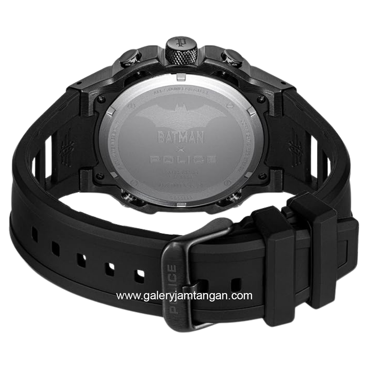 POLICE BATMAN PEWGQ0089901 Limited Edition Black Rubber Strap