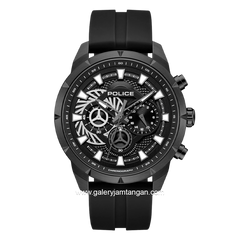 POLICE NEIST PEWGQ0092701 Chronograph Black Silicone Strap