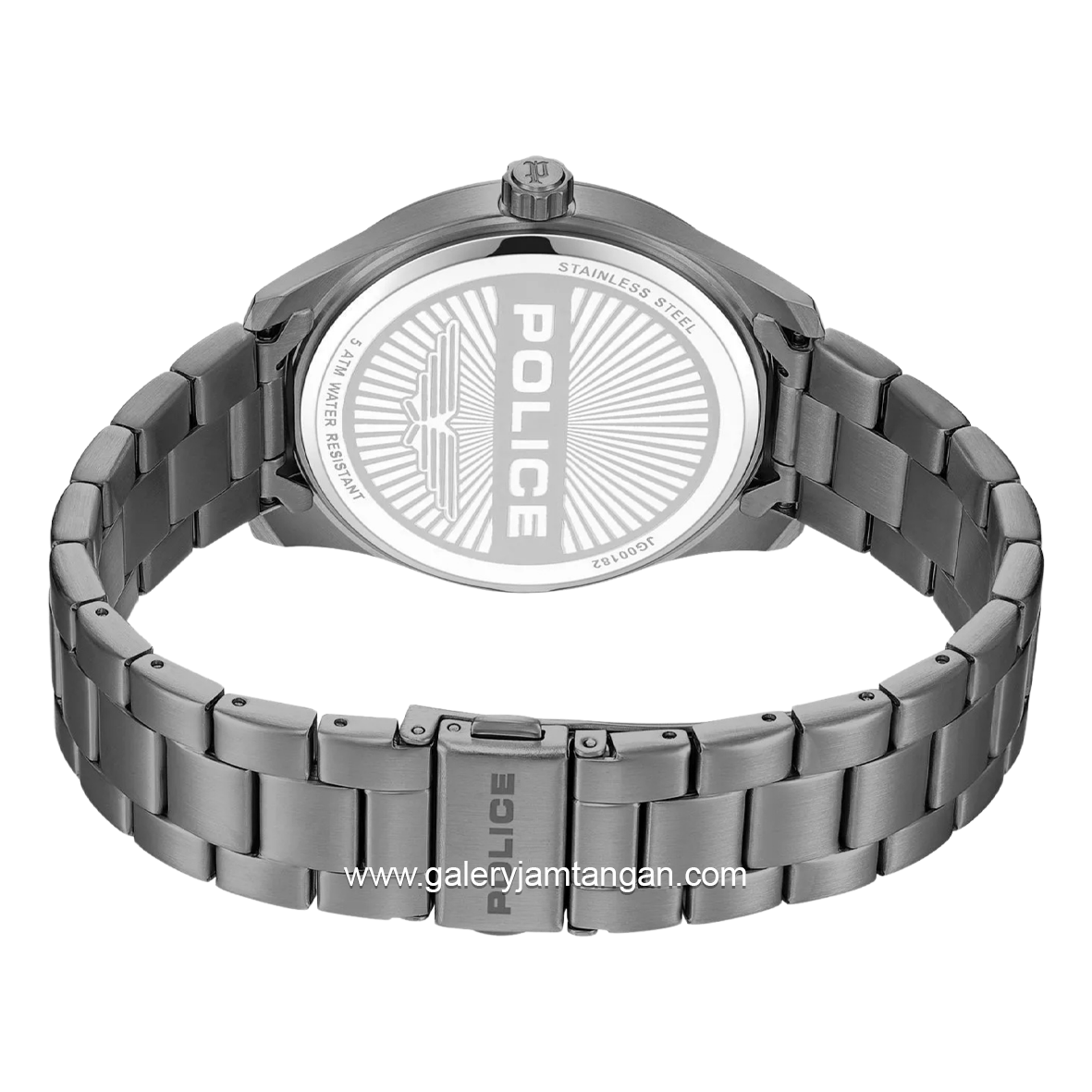 POLICE GRILLE PEWJG0018206 Chronograph Black Gunmetal Stainless Steel Strap