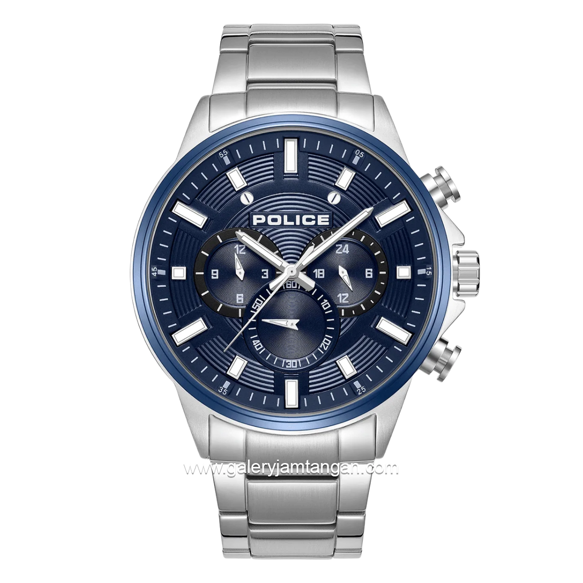 POLICE KISMET PEWJK2195140M Silver Dial Blue Stainless Steel Strap