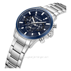 POLICE KISMET PEWJK2195140M Silver Dial Blue Stainless Steel Strap