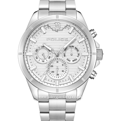POLICE PEWJK2227805 Silver Dial White Stainless Steel