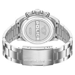POLICE DEFENDER PEWJK2227812 Silver Dial Brown Stainless Steel Strap