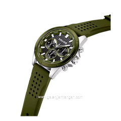 POLICE PEWJQ2204111M MOTION Green Silver Rubber Strap