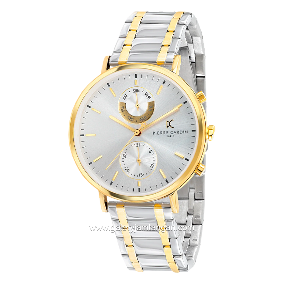 PIERRE CARDIN BONNE NOUVELLE CBN.3060 Silver Gold Stainless Steel