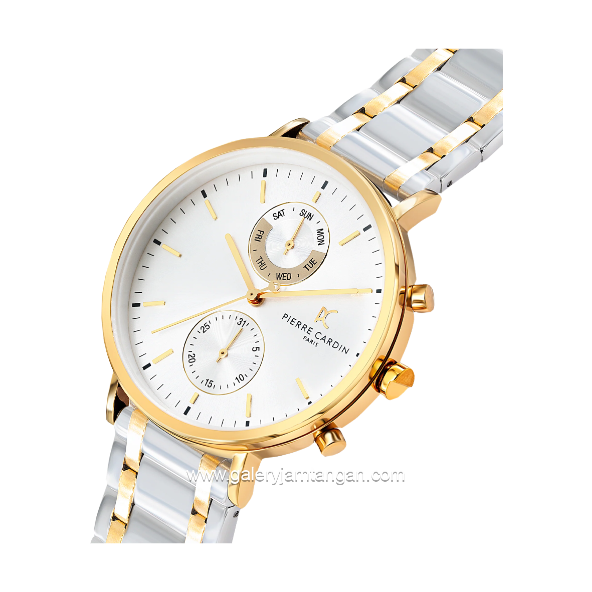 PIERRE CARDIN BONNE NOUVELLE CBN.3060 Silver Gold Stainless Steel