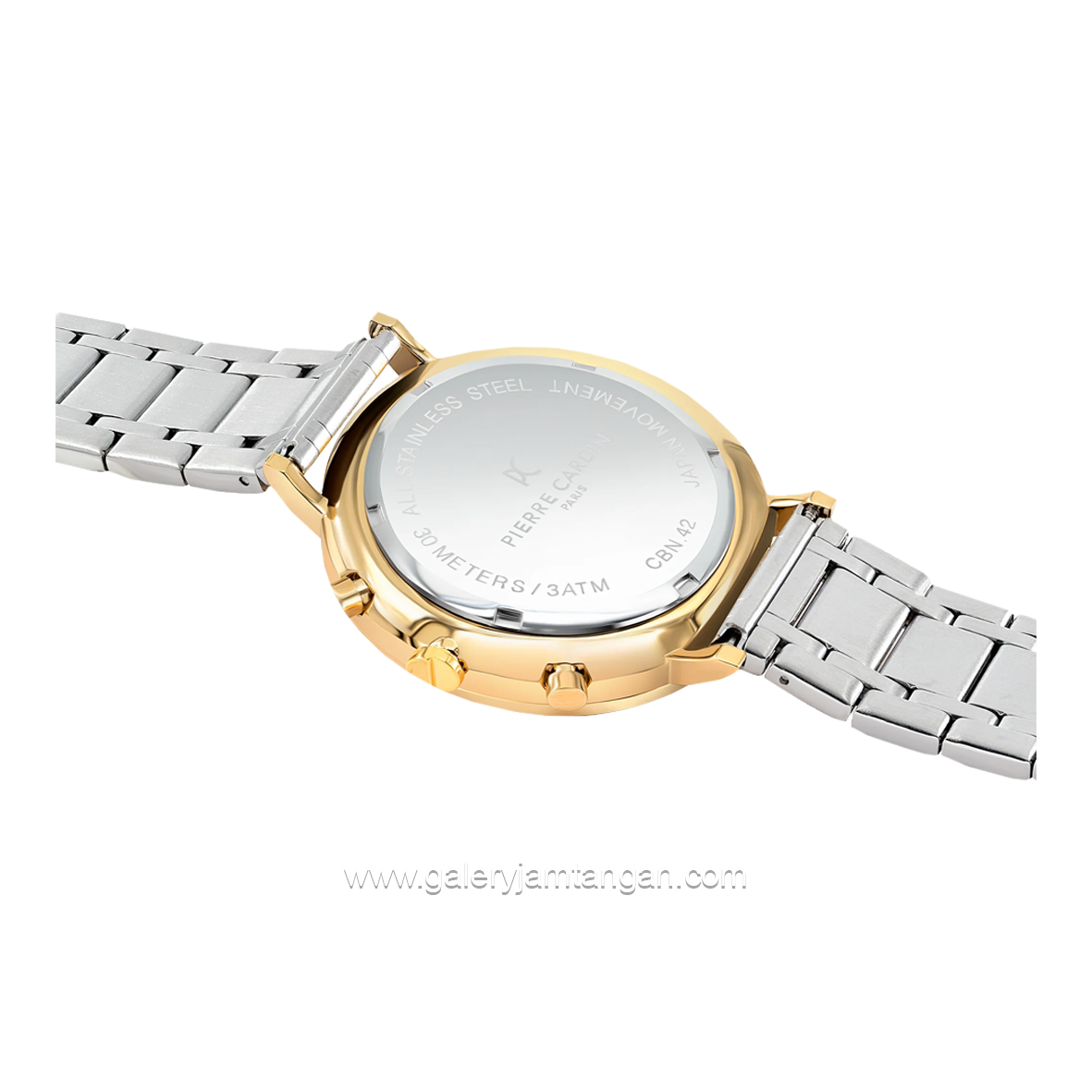 PIERRE CARDIN BONNE NOUVELLE CBN.3060 Silver Gold Stainless Steel