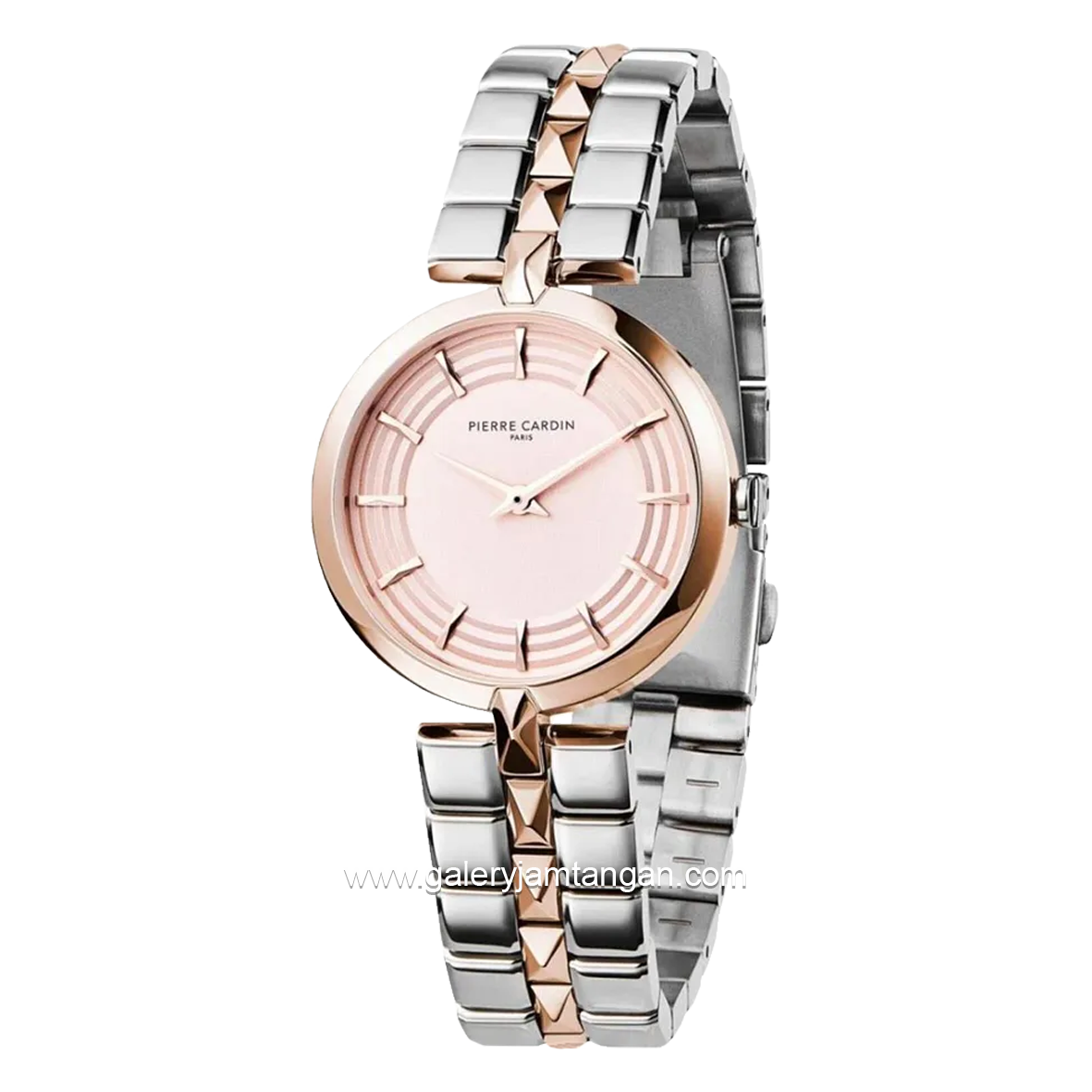 PIERRE CARDIN MADELEINE CF.0703.SU.RG Silver Rosegold Dial Pink Stainless Steel