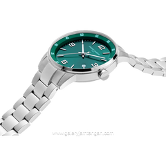 PIERRE CARDIN MONTROUGE CMR.0004 Silver Dial Green Stainless Steel
