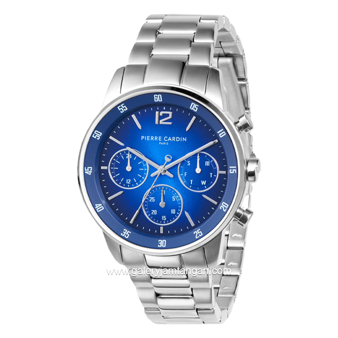 PIERRE CARDIN MONTROUGE PRIM  CMR.1001 Silver Dial Blue Stainless Steel