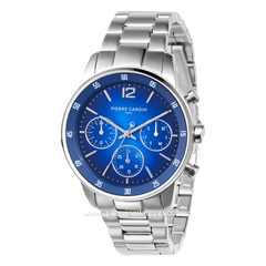 PIERRE CARDIN MONTROUGE PRIM  CMR.1001 Silver Dial Blue Stainless Steel