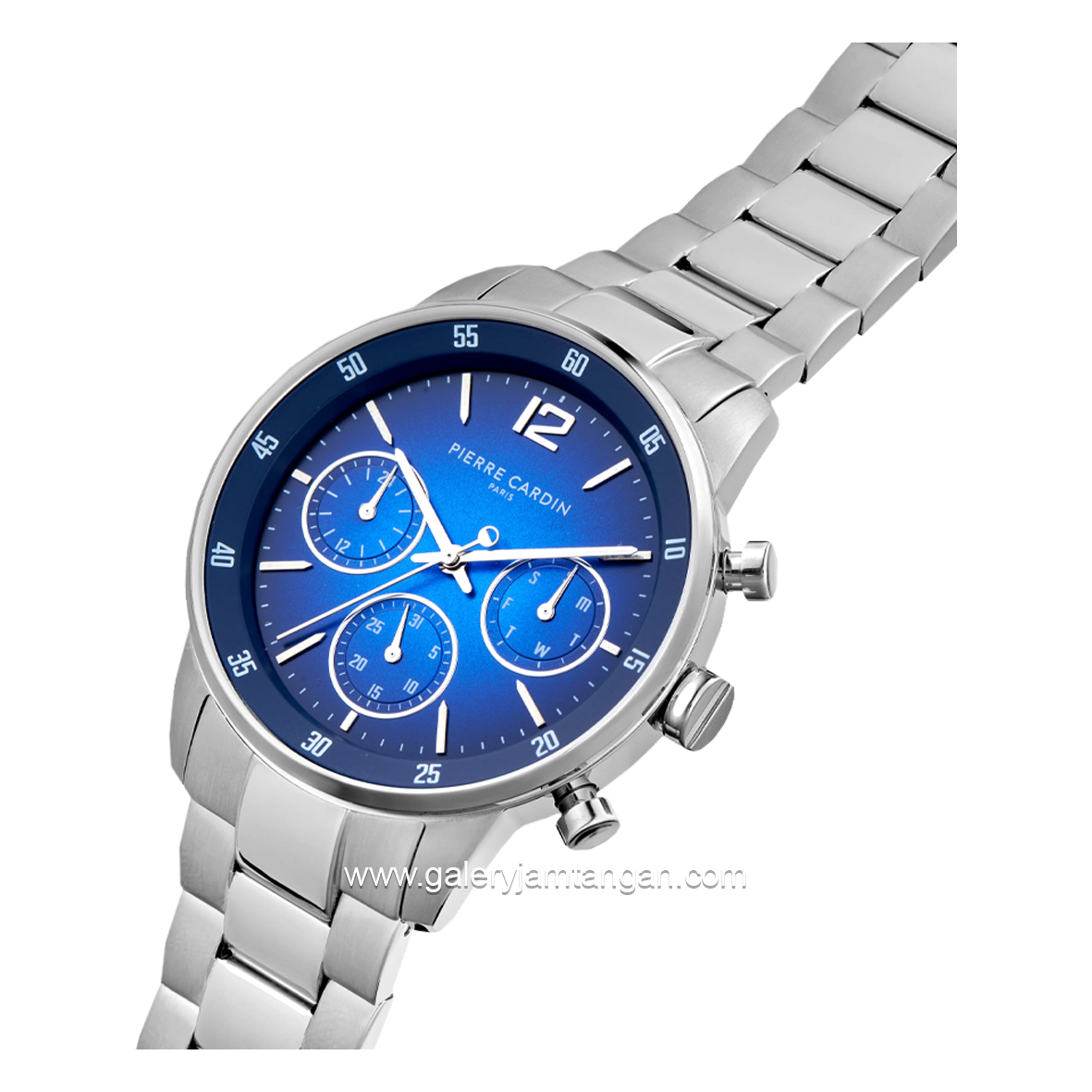 PIERRE CARDIN MONTROUGE PRIM  CMR.1001 Silver Dial Blue Stainless Steel