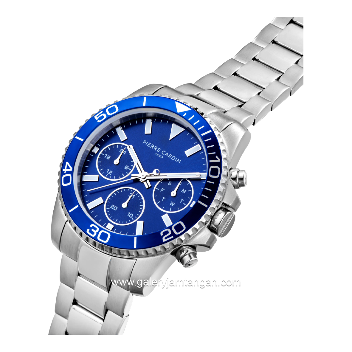 PIERRE CARDIN NATION POSH CNI.0008 Silver Dial Blue