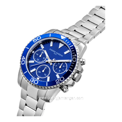 PIERRE CARDIN NATION POSH CNI.0008 Silver Dial Blue