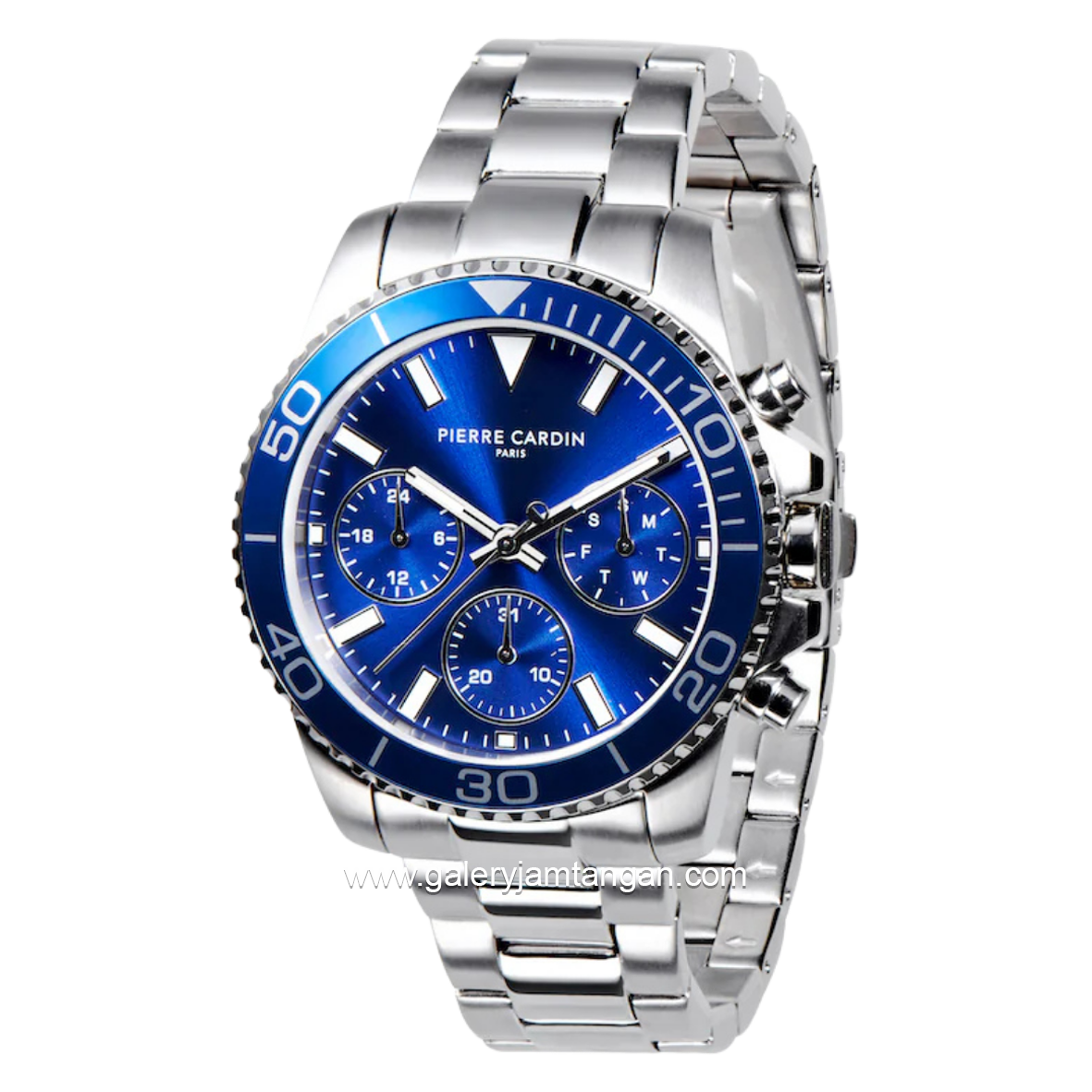 PIERRE CARDIN NATION POSH CNI.0008 Silver Dial Blue