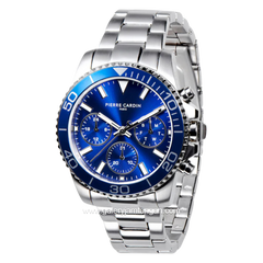 PIERRE CARDIN NATION POSH CNI.0008 Silver Dial Blue