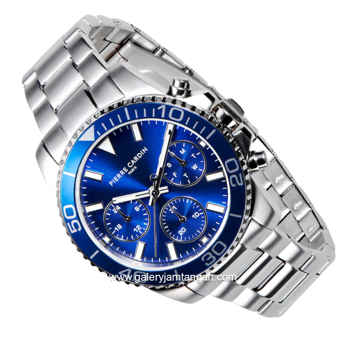 PIERRE CARDIN NATION POSH CNI.0008 Silver Dial Blue