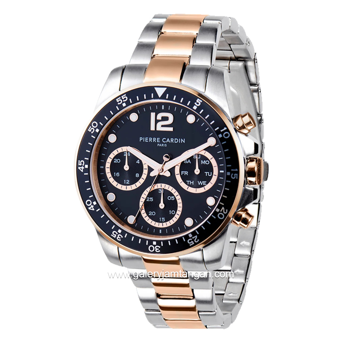 PIERRE CARDIN NATION SWANK-CNI.0018 Silver Rosegold Stainless Steel
