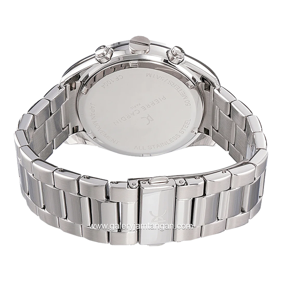 PIERRE CARDIN NAVAL ACADEMY CF.1004.MS.3 Silver Dial Black Stainless Steel