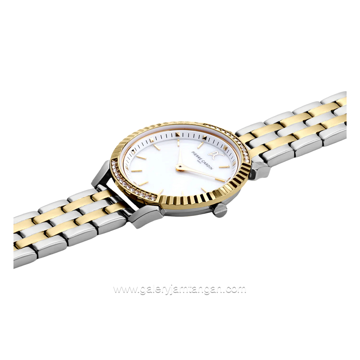 PIERRE CARDIN PIGALLE S CPI.2581 Silver Gold Dial White