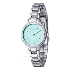 PIERRE CARDIN SAINT-LOUIS CRM.0003 Silver Dial Blue Stainless Steel