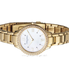 PIERRE CARDIN SAINT LOUIS CRM.0006 Gold Dial White Stainless Steel