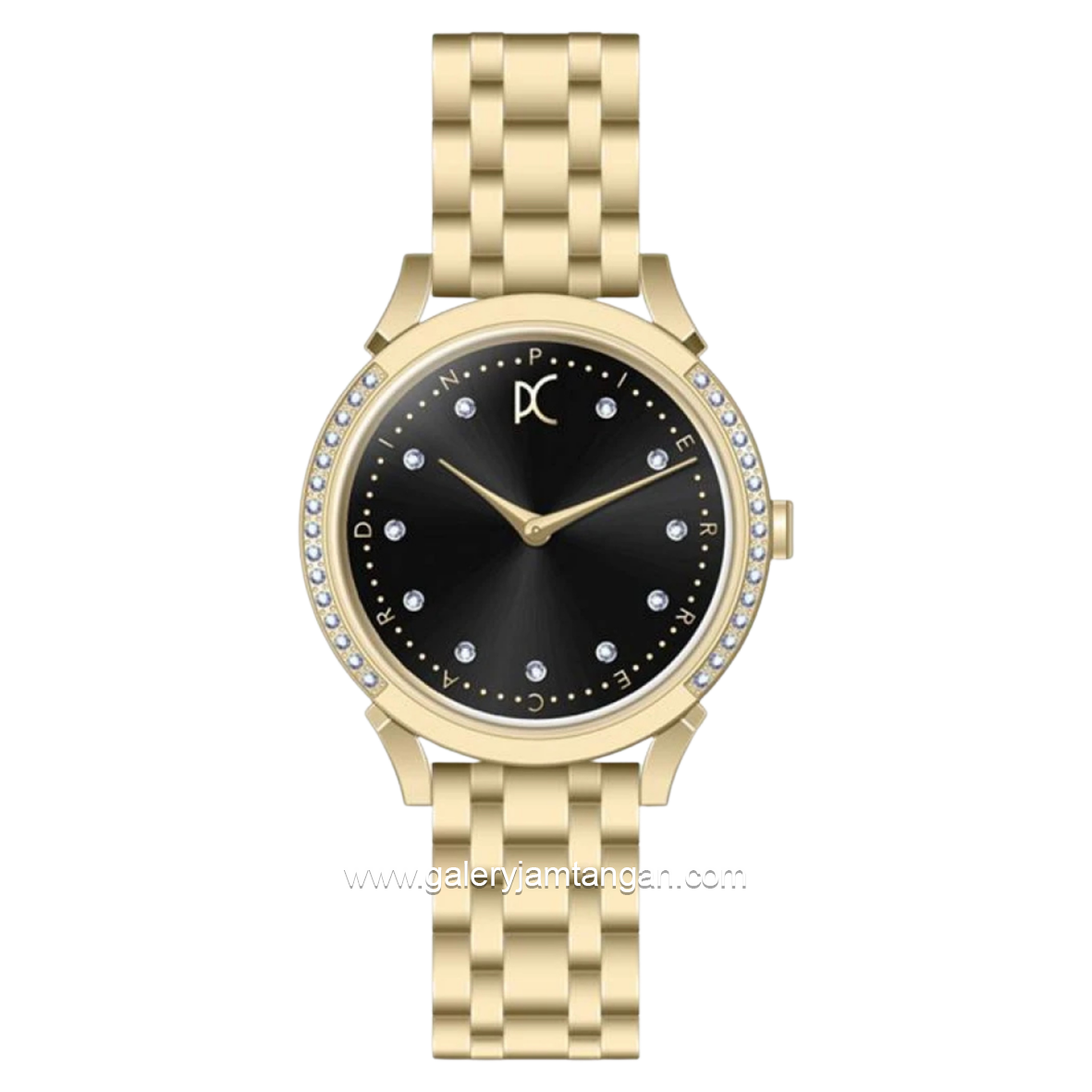 PIERRE CARDIN PIGALLE CPI.2575 Gold Dial Black