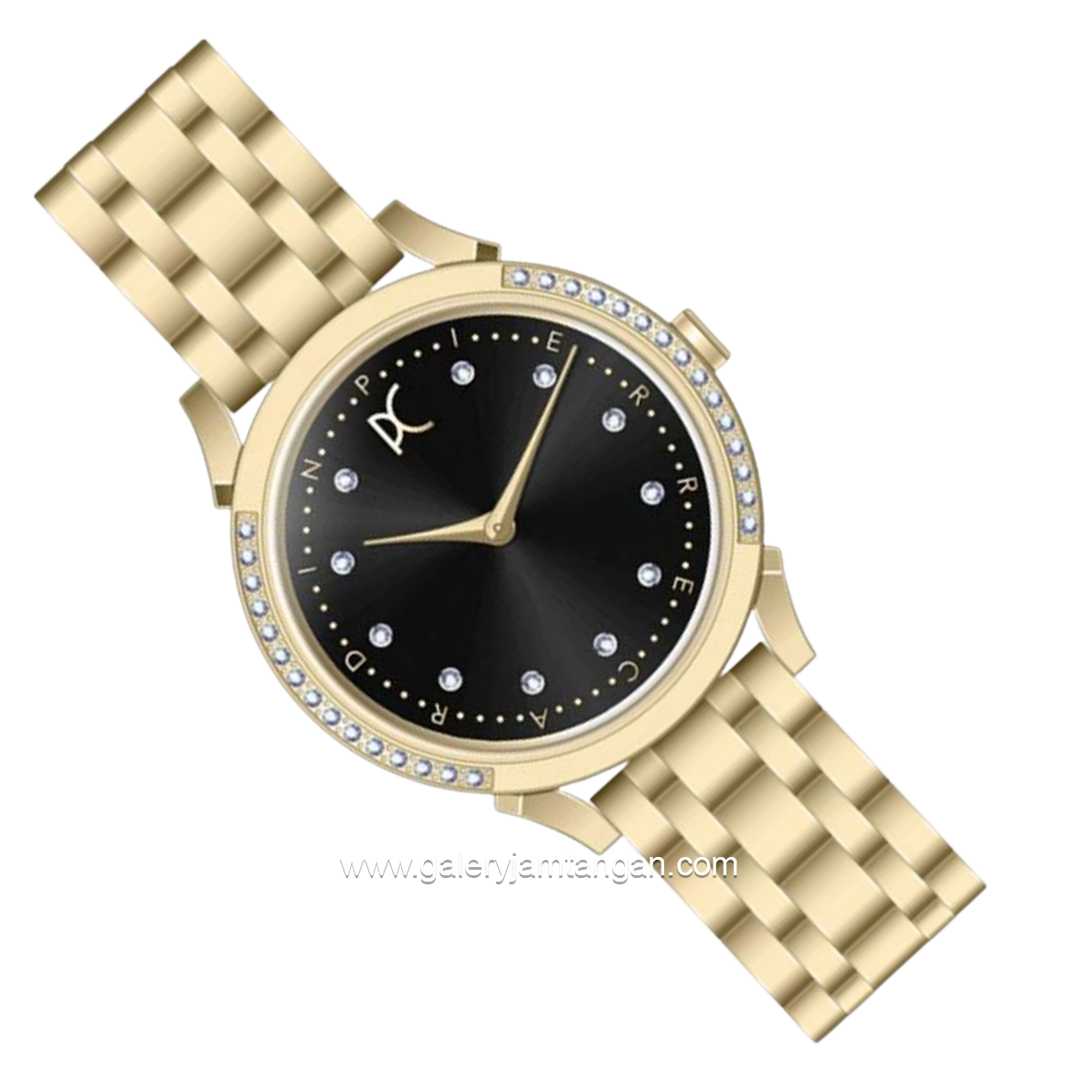 PIERRE CARDIN PIGALLE CPI.2575 Gold Dial Black